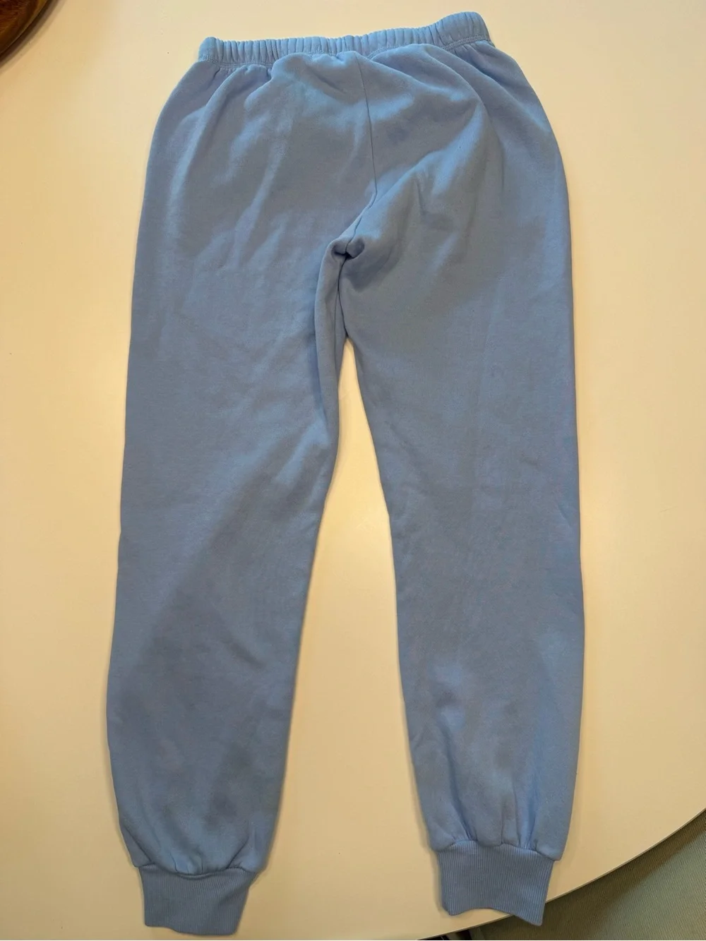 Justice Light Blue Jogger Sweatpants with Teal Graphic